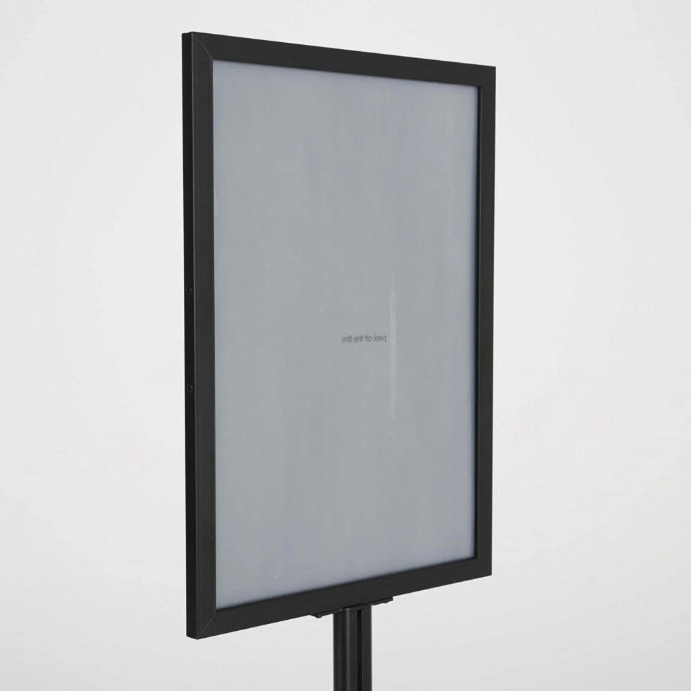 Soporte para carteles en formato DIN A1/A2 (negro, DIN A2)