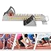 XUFOPLY Aluminum Starting Block for Track and Field, 6 Angle Adjustable Starting Block Angle Adjustable Athletics Track Starting Block for Athletes and Runners