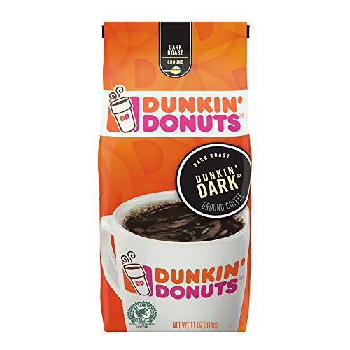 Dunkin' Donuts Dark Roast Ground Coffee, 11 Ounces