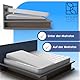 DYNMC you Keilkissen Bett für Bequemes Schlafen, 90cm - Premium Qualität, Oeko-TEX, Modernes Design - Fester Matratzenkeil mit Weichem Bezug - Schickes, weißes Lesekissen und Reflux Kissen