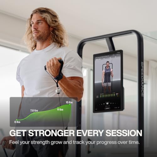 Image of Speediance Gym Monster Smart Home Gym, Multifunctional Strength Training Machine, Smith Machine Power Cage Workout Station, Squat Rack Cable Machine, Full Body Fitness Equipment for Home Workout