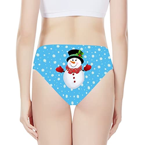 Image of Dellukee Sexy Women Underwear Briefs Breathable Hipster Panty White Alpaca Print