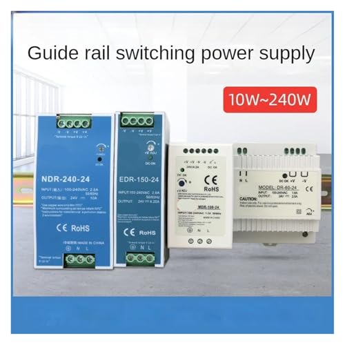 Alimentation 24v rail DIN EDR-240 pour stabiliser les automates