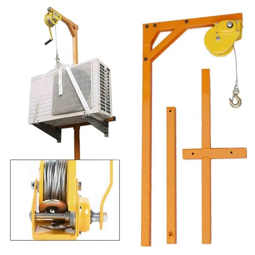 Winch manual con soporte autolock 150kg 30m portátil miniatura 5