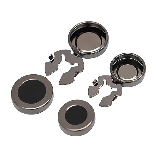 Image of Mens Button Covers Tuxedo Shirt Cufflinks Alternative | Fake cufflinks and alternative fashion jewelry accessories for mens formal business dress shirts suits and groomsmen