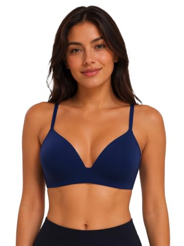 Image of Viola's Secret 6 Pack of Color Print T-Shirt Bras B Cup C Cup and D Cup