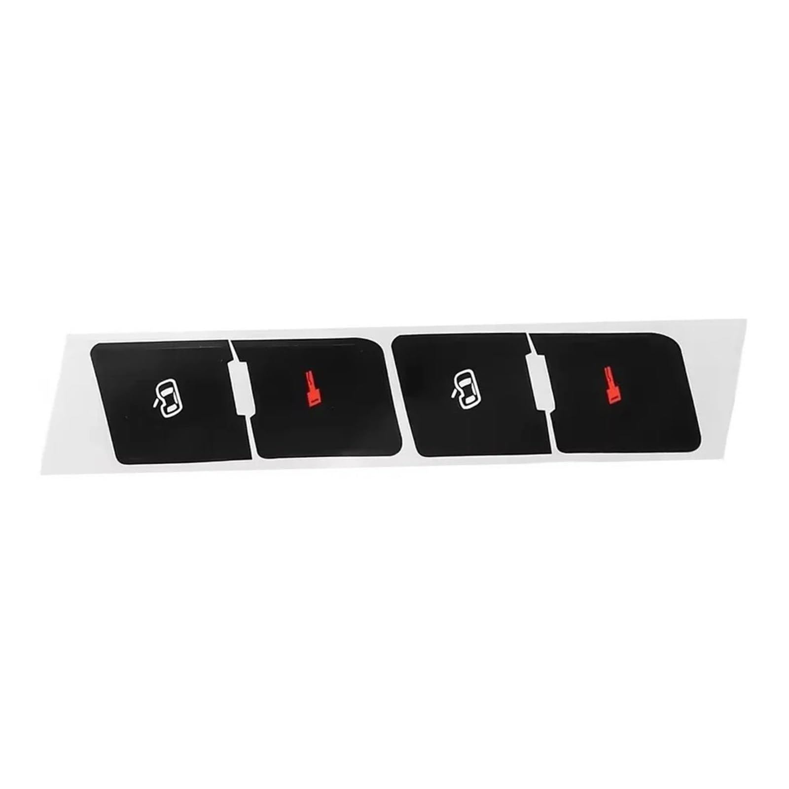 Car Button Sticker Compatible with A4 for B6 for B7 Car Central Lock Door Repair Button Knob Switch Sticker Decal Auto Interior Stickers