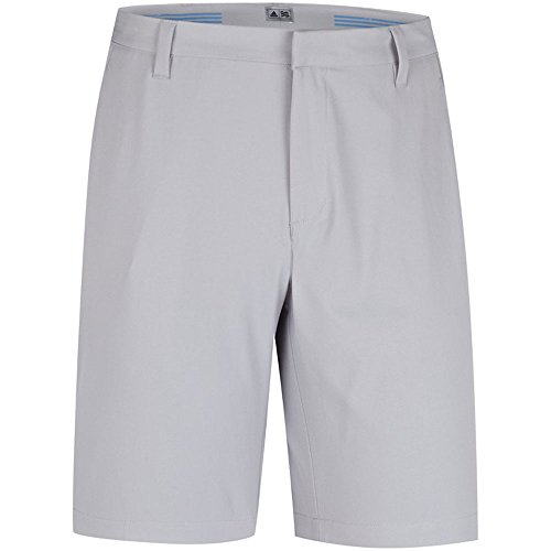 adidas Golf Boys Puremotion Stretch 3 Stripes Shorts, Black/Vista Grey, Large