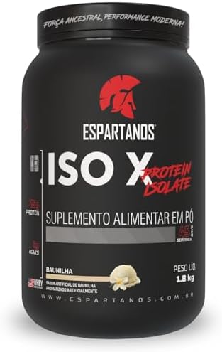 Whey Protein ISO X 100% Pure Isolate Baunilha 1,8kg – Espartanos