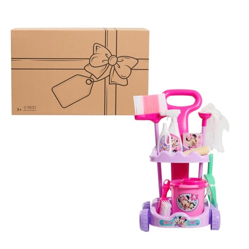 Recopilación y reviews de Carrito limpieza niños que Puedes comprar On-line. 37 Just Play Carrito Disney Junior Minnie Mouse Sparkle 'N Clean, 53,4 cm, 11 Piezas, Juego de simulación, Juguetes para niños a Partir de 3 años
