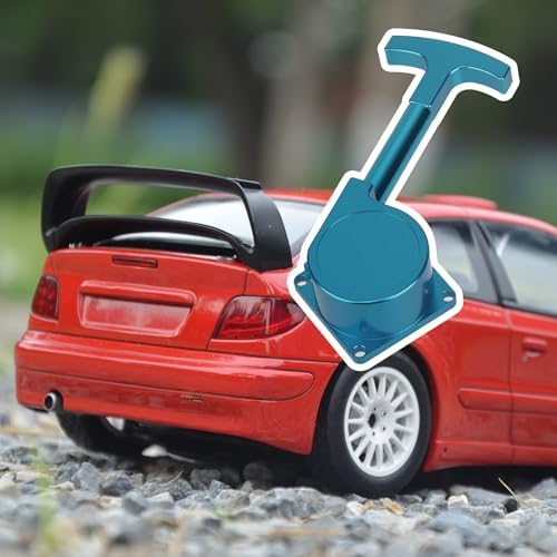 Miniatura 3 de BQLZR Arrancador azul del tirón del coche de RC de la aleación de aluminio de las piezas de la actualización de R020 para el reemplazo 18 para el