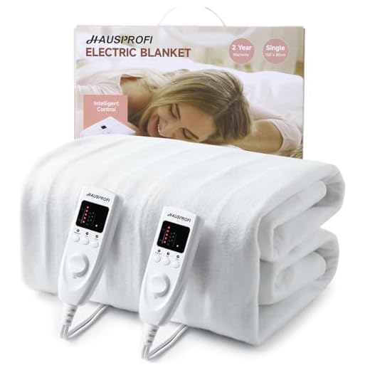 HAUSPROFI Dual Control 5 Heat Settings Electric Blanket King Size