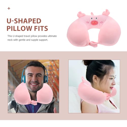 Almohada de espuma viscoelástica para cuello 30x28x11 cm miniatura 3