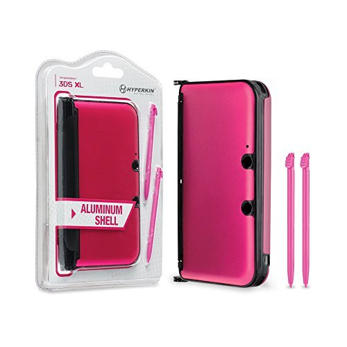 Hyperkin Aluminum Shell with 2 Stylus Pens for 3DS XL (Pink)