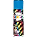 Amscan 347900.22 Blue Streamer String 3oz, 1 piece, Party Favor