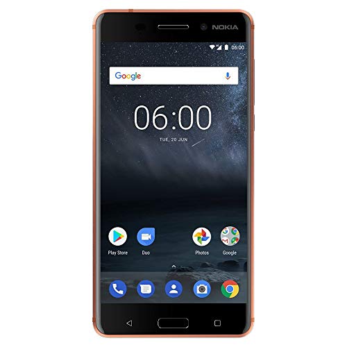 Nokia 6-32 GB - Dual Sim Unlocked Smartphone (AT&T/T-Mobile/Metropcs/Cricket/Mint) - Update to Android 9.0 Pie - 5.FHD Screen - Copper - U.S. Warranty Nokia 6-32 GB - Dual Sim Unlocked Smartphone (AT&T/T-Mobile/Metropcs/Cricket/Mint) - Update to Android 9.0 Pie - 5.FHD Screen - Copper - U.S. Warranty