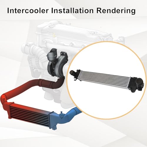 SecosAutoparts Aluminum 1.5L Engine Intercooler Turbo Cooler, Fit for Chevrolet Equinox 2018-2022, Fit for GMC Terrain 2018-2022, Replace# GM3012116 84454110 - Image 6