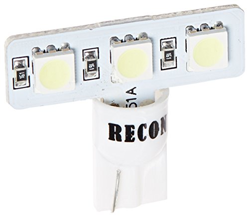 RECON - Fits 1999-2016 Super Duty F250 F350 F450 F550 1999-2016 T10 3- Watt Cab Light White LED Bulbs - (5 Piece Kit)