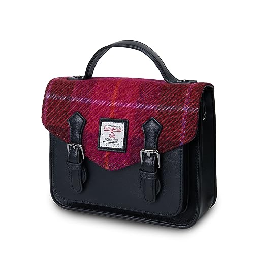Image of Islander The Calton Satchel - Ladies Satchel With HARRIS TWEED - Small and Medium