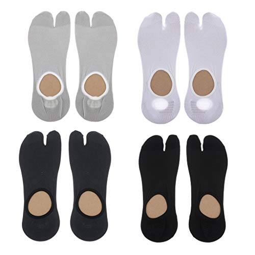 white split toe shoes - 4 Colors Man Toe Flops Socks Japanese Socks