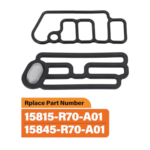 Image of Cylinder Head VTEC Solenoid Spool Valve Gasket, Compatible with Honda Accord Crosstour Odyssey Pilot, for Acura RDX 3.5L Replace 15815-R70-A01 15845-R70-A01