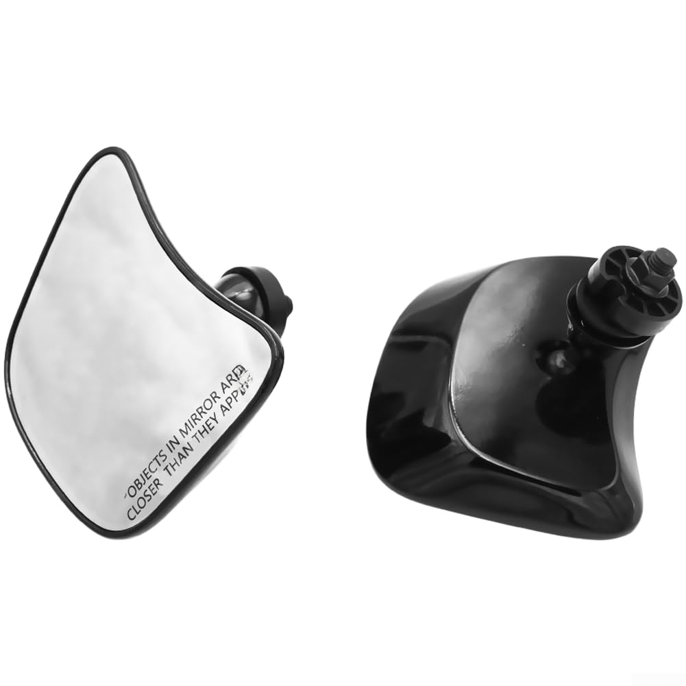 Specchietto retrovisore rotondo per Gliding Glide 2024 nero (nero)