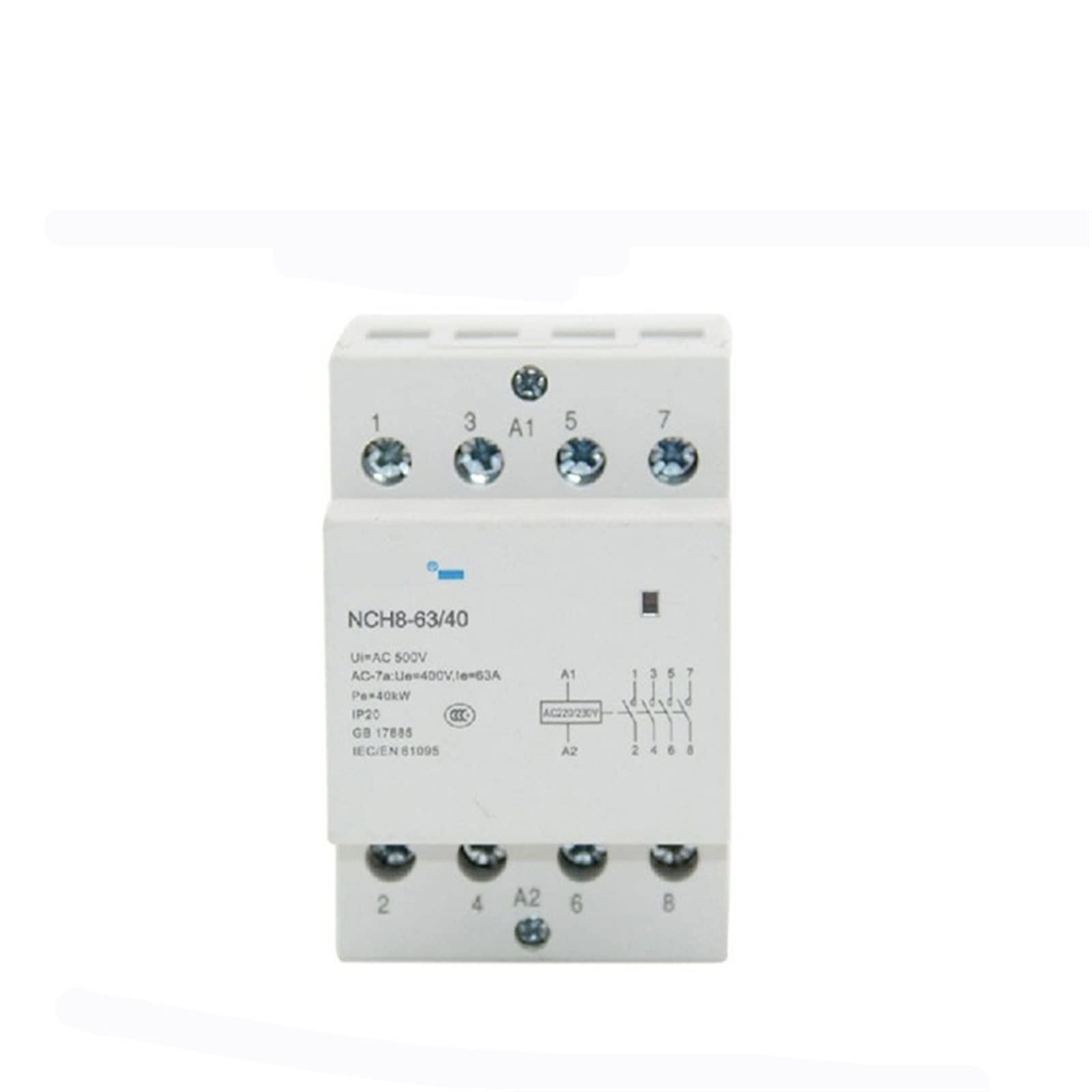 Contacteur modulaire AC NCH8-63 20 domestique pour automatiser le chauffage de votre maison