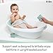 Ingenuity Room to Soak 4-in-1 Baby Bath Tub, Newborn to Toddler, Adjustable Full Coverage Sling, Supportive Seat, Includes 2 Pour & Rinse Cups, Easy Release Drain Plug, 0M+