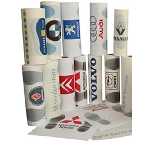 Alfombrillas de Papel Desechables para Coche 40 x 50 cm – Rollo 250 Hojas Protector Suelo Vehículo – Alfombrillas de Protección para Talleres, Mecánicos, Lavaderos y Concesionarios