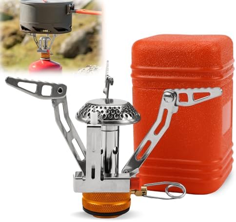 Hornillo de Gas para Camping de 3000 W - Quemador Ultraligero Con...