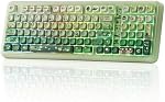 KiiBoom Phantom98 Lite 96% Wireless Mechanical Gaming Keyboard, VIA Programmable, Creamy Keyboard with Gasket, 8000mAh Battery, Hot Swap, RGB Backlits, NKRO for Win/Mac (Green, Mochi Switch)