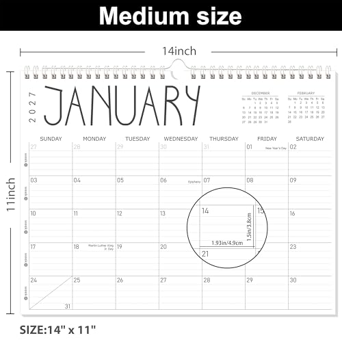 Image of GuassLee Wall Calendar 2026-2028, 24 Months (Jun 2026-May 2028), 14 inchx11 inch