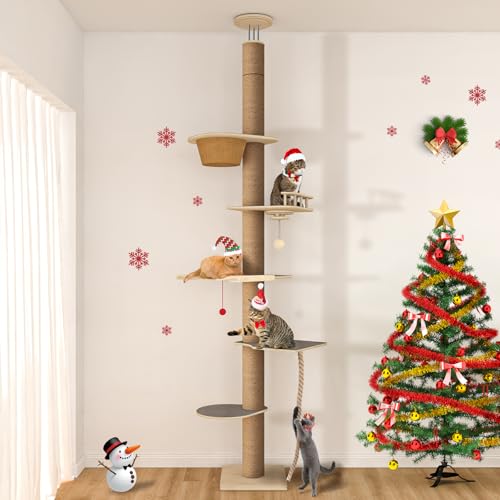 5 Tier Adjustable Height Cat Tower