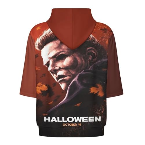ZHANGXM T-Shirt Long Sleeve 3D Funny Print Hoodie Halloween Michael Myers Spring And Autumn Blouse for Unisex Sweatshirt2