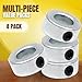 (4-Pack) 5/8” Bore Solid Steel Shaft Collars with Zinc Plated Coating - Durable Shaft Collars Suitable for Machinery and Industrial Use