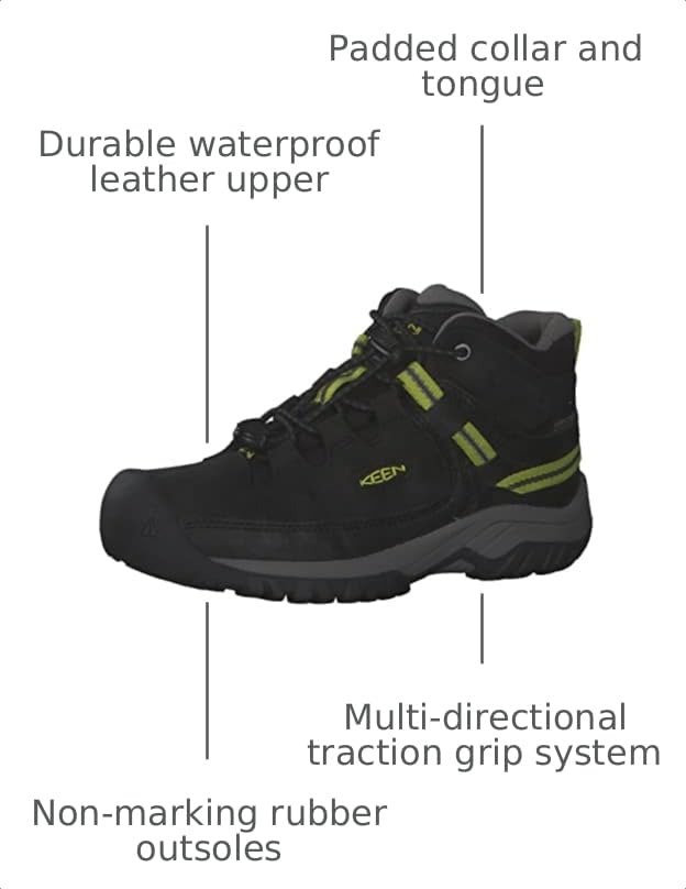 Image of KEEN Unisex-Child Targhee Mid Height Waterproof Hiking Boot