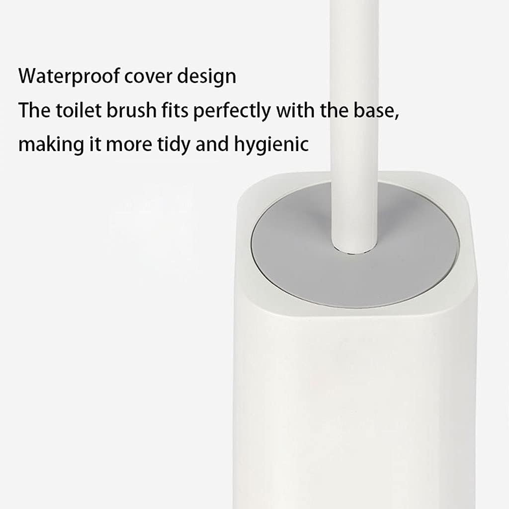 Toilet Cleaner Brush Toilet Brush and Holder, Bathroom Toilet Brush Holder Set, Toilet Bowl Brush and Holder for Bathroom Toilet Cleaning Kit Brush for Bathroom
