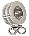 Tuff Stuff 7610F Alternator Pulley, V-Belt, 2 Groove, 2.628 in Diameter, Hardware Included, Steel, Chrome, Universal, Each