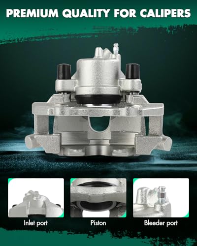Image of SCITOO Front Right Brake Caliper With Bracket 19B2943C Compatible For Mazda For 3 2005-2007,For Mazda For 5 2006-2007