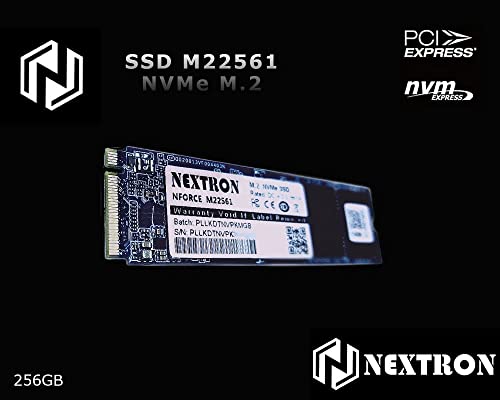 Image of Nextron M22561 256GB Internal SSD for Laptop, Desktop | 5 Years Warranty | SSD NVMe M.2