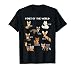 Foxes Of The World Funny Fox Animals Educational T Shirt