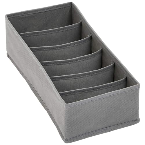 Amazon Basics Schubladen-Organizer Set, 4 Stück, Grau – Ansicht 3