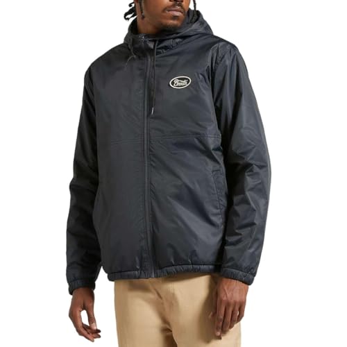 Brixton Claxton Parsons Lined Jacket - Black - MD at Amazon Men's