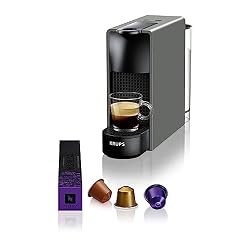 KRUPS Nespresso Essenza Mini, Cafetera Cápsulas, Depósito 0,6L, Gris