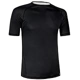Weniger Überhitzen - Das atmungsaktive und wärmeisolierende Material dieses Unterzieh Shirts leitet Körperwärme und Schweiß bei winterlichen Aktivitäten effektiv nach außen ab