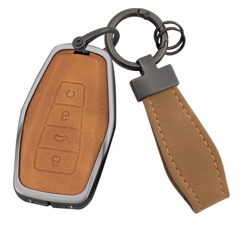 Coque de clé Geely compagnon idéal de vos trajets en Coolray étui de protection marron