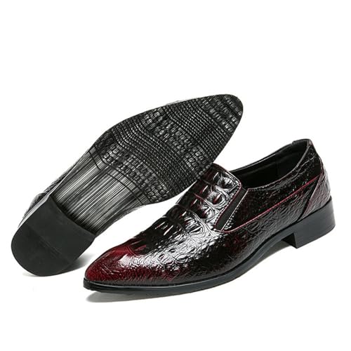 Men's Comfort Dress Shoes Formal Business Oxford Shoes Slip-On Oxford Dress Loafers Business Meeting Office Work Shoes3