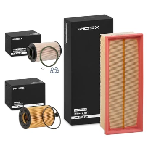RIDEX Kit Filtri Per Opel Meriva B E Vauxhall Meriva B – 3 Pezzi, Compatibile 1.4 E 1.6 CDTI