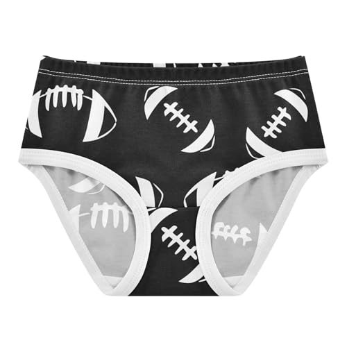 White American Footballs Black Toddlers Underwear Floral 2t Cotton Little Girl Panties Aesthetic Briefs Girls Undies