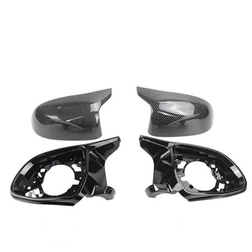 TAOTMGVGRA For BMW X3 IX3 G01 G08�AX4 G02�AX5 G05�AX6 G06�AX7 G07 �p�o�b�N�~���[ �L���b�v �T�C�h�h�A�~���[�J�o�[�L���b�v(Carbon Fiber Look)